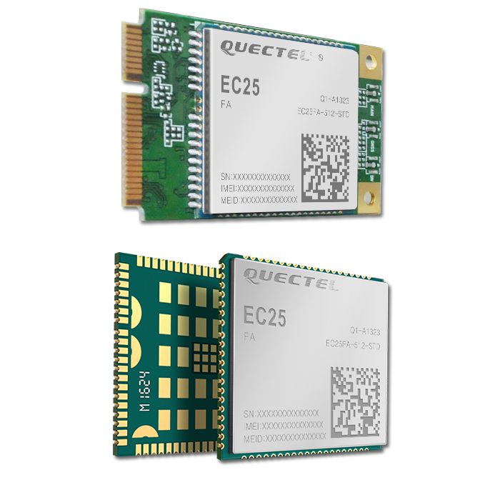 LTE EC25 Series Mini PCIe/LCC IoT/M2M-optimized LTE Cat 4 Module 4G LTE Industrial Modules