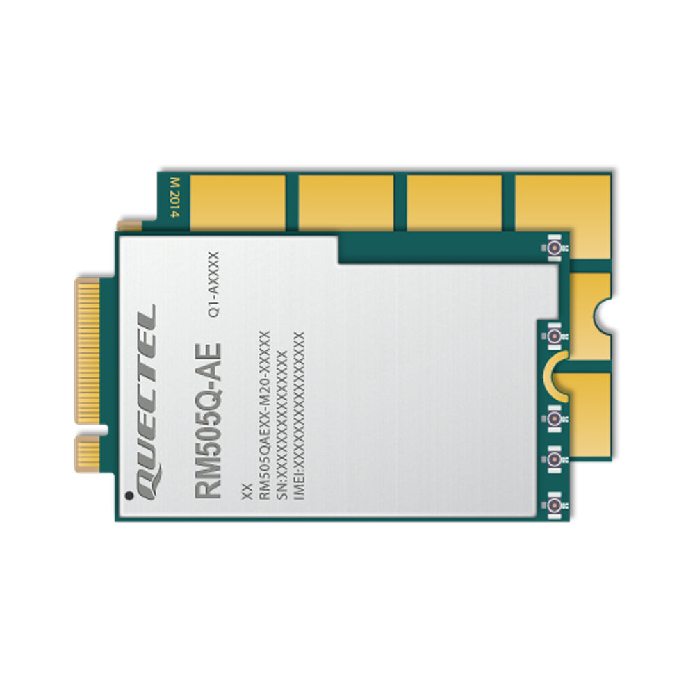 RM505Q-AE(Preliminary) 5G Sub-6 GHz 100M Cat 16 Industrial Module Optimized for IoT/eMBB Applications With M.2 Form Factor for Global (CN Excluded)