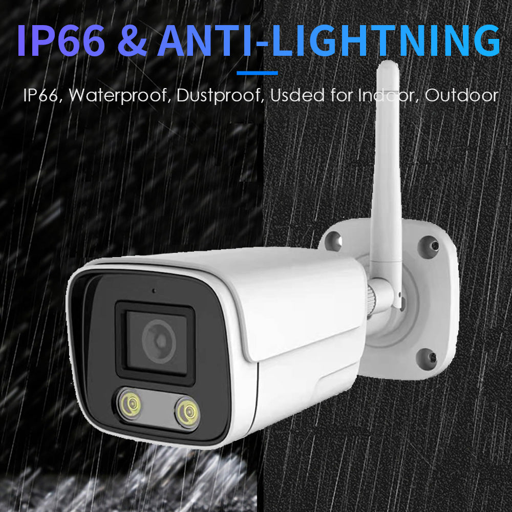 4K Smart IR or Dual Light WiFi RTMP Camera w/Two-Way-Audio Wide Angle 2.8mm RTMP to YouTube/Facebook etc.