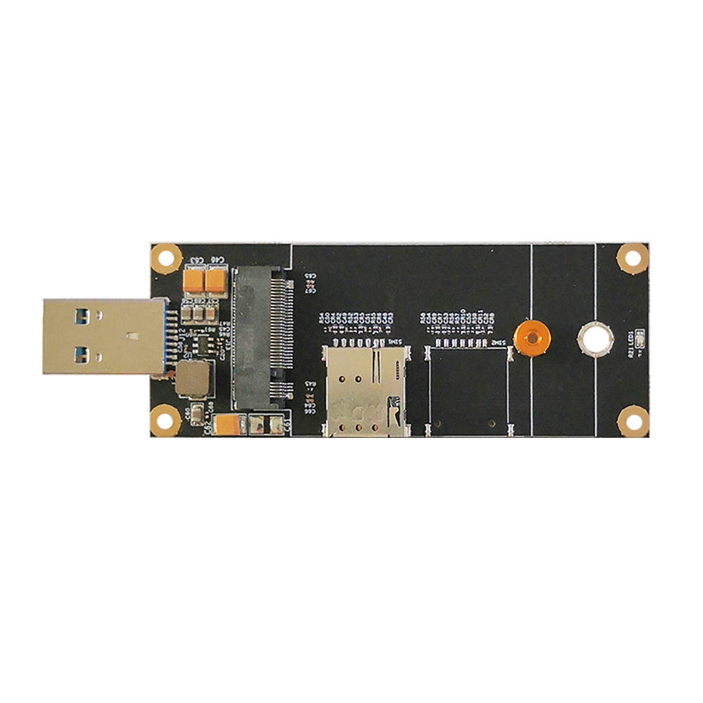 4G LTE Industrial M.2(NGFF) to USB3.0 Adapter W/NANO SIM Card Slot Compatible with 4G LTE Module Like Quectel EM05/EM06 etc.