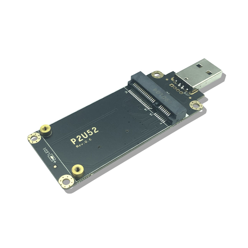 4G LTE Industrial Mini PCIe to USB Adapter W/SIM Card Slot for WWAN/LTE 3G/4G Module Like Quectel EC25 Series