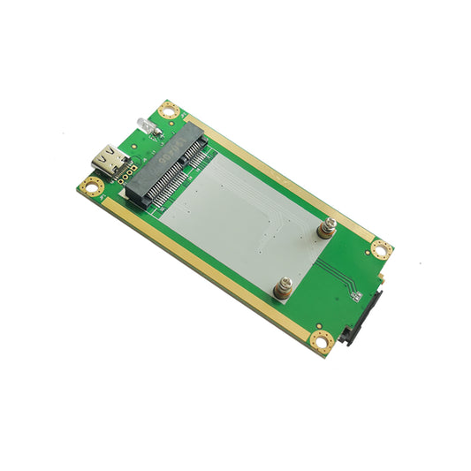 4G LTE Industrial Mini PCIe to USB Adapter(Type-C USB3.1) W/SIM Card Slot USB 2.0 Type-C Connector for WWAN/LTE 3G/4G Module Type-C Cable Attached