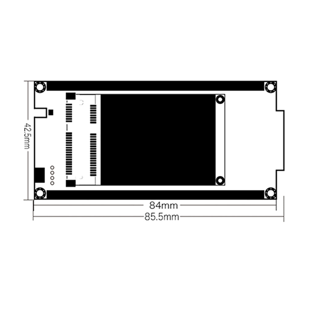 4G LTE Industrial Mini PCIe to USB Adapter(Type-C USB3.1) W/SIM Card Slot USB 2.0 Type-C Connector for WWAN/LTE 3G/4G Module Type-C Cable Attached