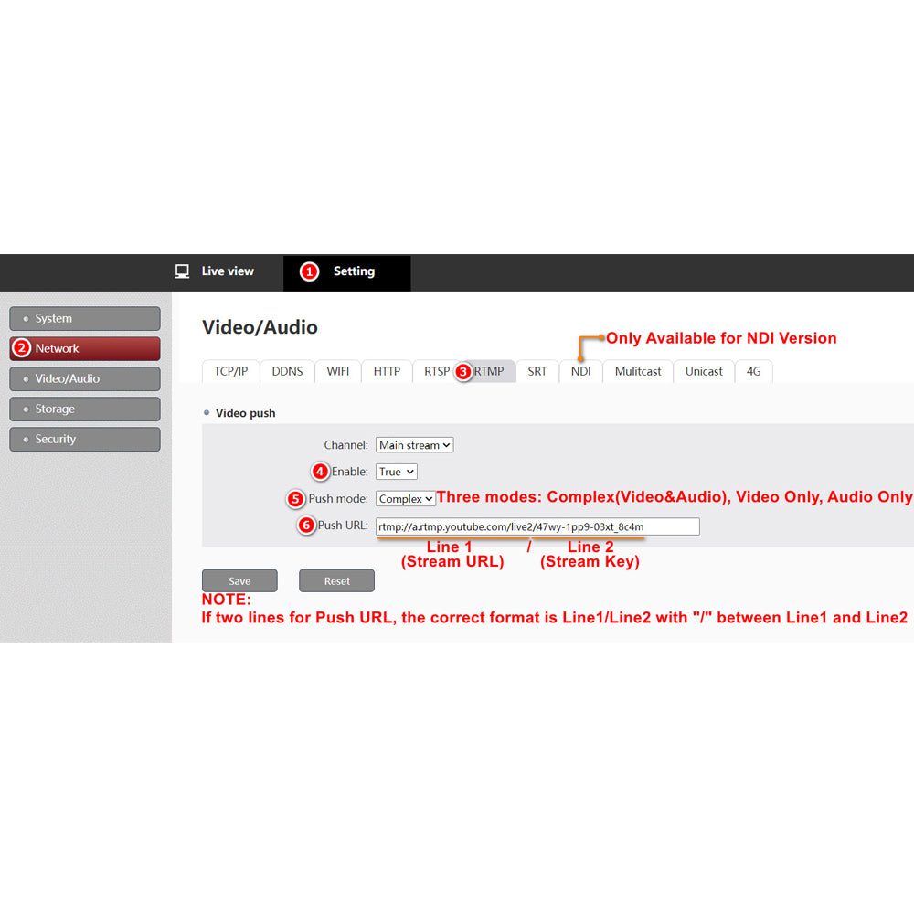 H.265 1080P PoE 50FPS HDMI Video Encoder W/RTMP RTSP SRT TS UDP HTTP ONVIF Hikvision Protool for IPTV Broadcasting to YouTube Facebook etc.
