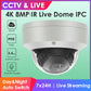 4K UltraHD IR PoE Dome RTMP Camera w/3.6mm Wide Angle Line-in Audio RTMP to YouTube/Facebook etc.