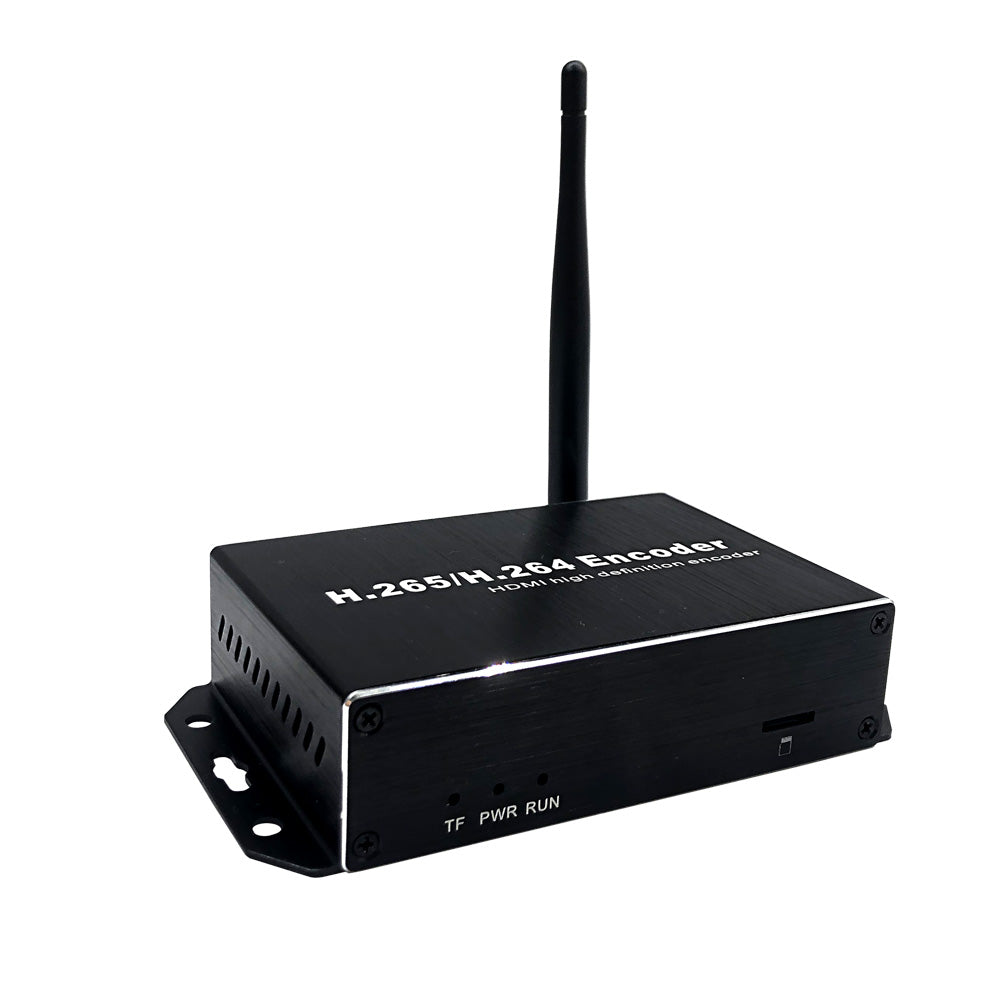 H.265 1080P 50FPS WiFi HDMI Video Encoder W/Storage RTMP RTSP SRT TS UDP HTTP ONVIF Hikvision Protocol for IPTV Streaming to YouTube Facebook etc.