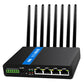 5G LTE Router with SIM Card Slot, Dual Band Wi-Fi 6 Router, Industrial 802.11ax Router, Up to 1.8Gbps, 3x Gigabit LAN Ports, OFDMA, MU-MIMO
