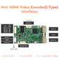 H.265 60FPS Mini HDMI Video Encoder Decoder for UAV Image Transmission Camcorder IPTV Satellite Modulator to Live Broadcasting to YouTube Facebook Wowza Ustream etc.