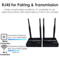 H.265 1080P 60FPS Wireless HDMI Transmitter Receiver Wireless HDMI Extender W/Transmission Distance Up to 656ft (200M)