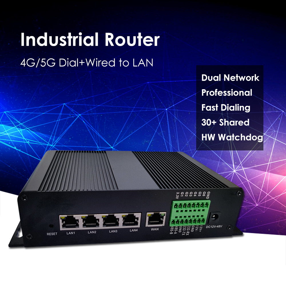 Dual Lte Router Dual SIM 4G/5G LTE Industrial Wireless Router