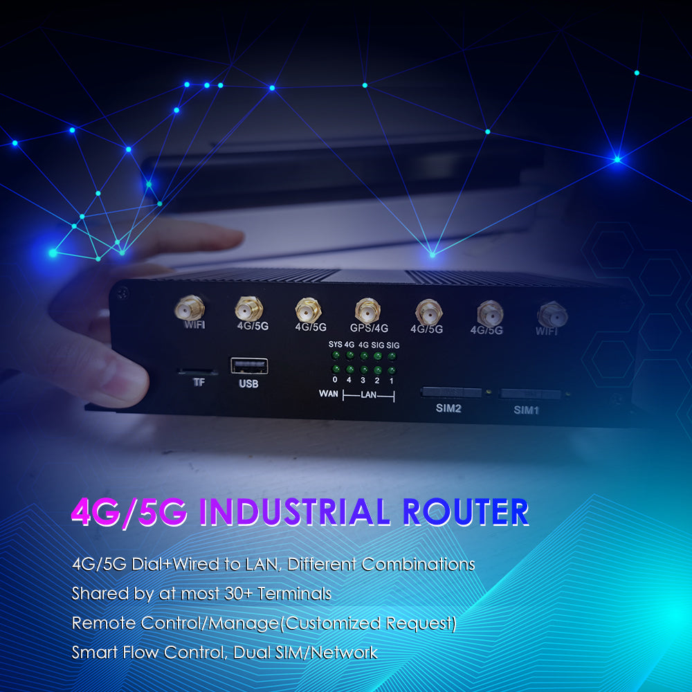 Dual SIM 4G/5G LTE Industrial Wireless Router