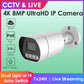 4K UltraHD Smart IR PoE IP Camera w/Two-Way-Audio MicroSD Recording Wide Angle 2.8mm RTMP to YouTube/Facebook etc.