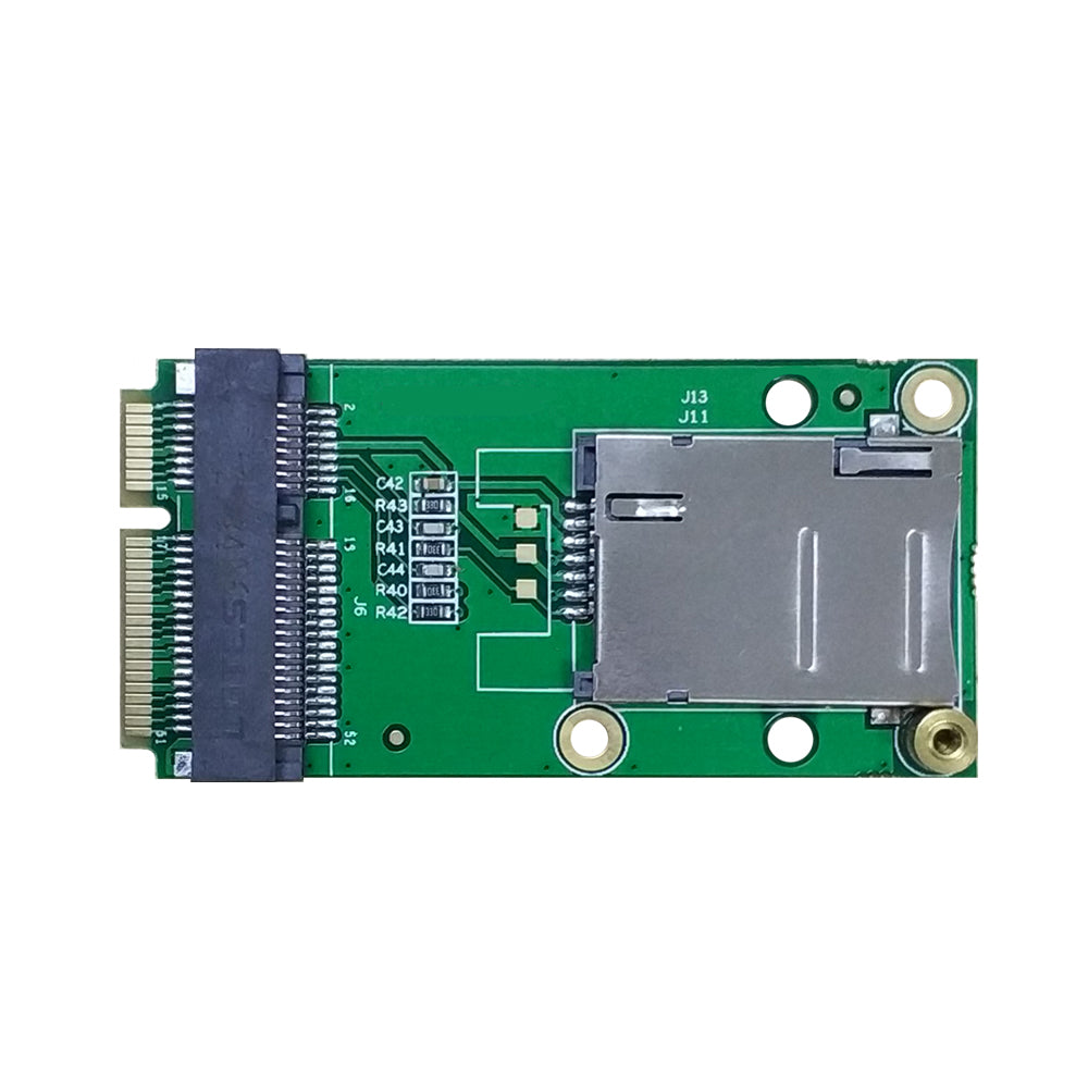 4G LTE Industrial Mini PCIe to Mini PCIe Adapter W/SIM Card Slot(Push-Push Type) for WWAN/LTE 3G/4G Module