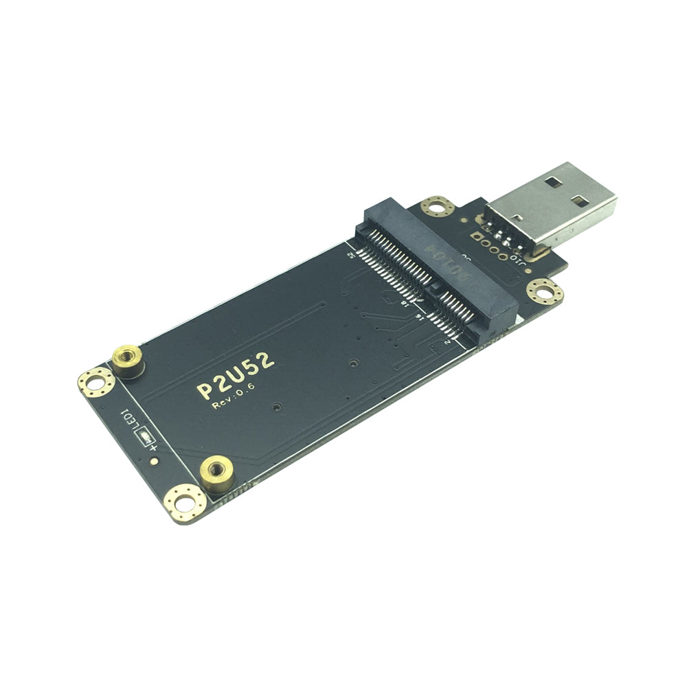 4G LTE Industrial Mini PCIe to USB Adapter W/SIM Slot